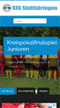 Mobile Screenshot of kfa-suedthueringen.de