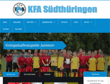 Tablet Screenshot of kfa-suedthueringen.de